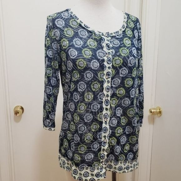 button down shirt blouse - Picture 4 of 5